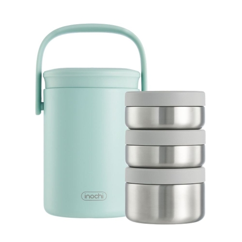 Hộp cơm giữ nhiệt Fuji Appetit 1800 ml (HGH-1800-001) - Xanh trà (Song ngữ)