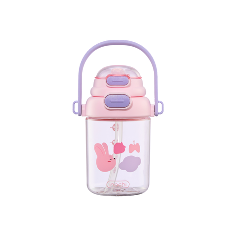Bình nước Kita Pop 560ml (XL-2401) - Hồng anh đào (Song ngữ)