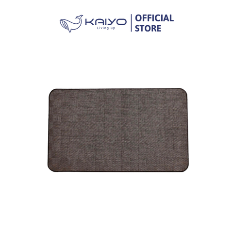 Thảm nhà bếp chống nước Kaiyo, size M 45 x 75cm màu nâu