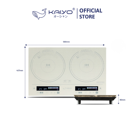 Bếp từ đôi lõi đồng Kaiyo,  model KIH-407