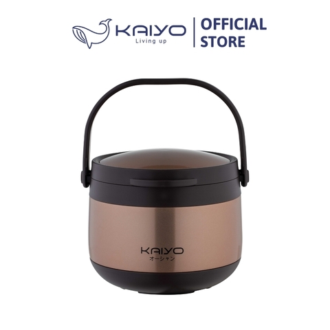Nồi ủ chân không Kaiyo màu vàng, dung tích 3,0 lít