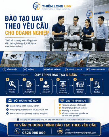 Bài 30. Tư vấn chương trình đào tạo UAV theo yêu cầu