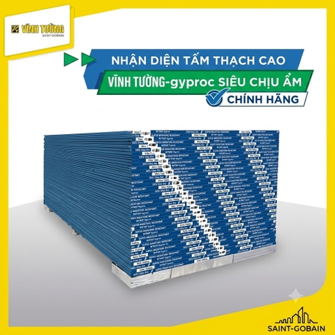 Tấm Thạch Cao Vĩnh Tường Gyproc Tiêu chuẩn