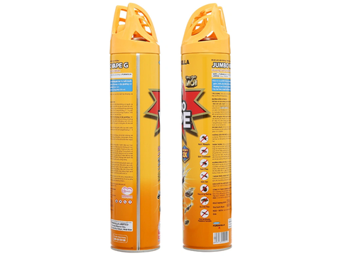 Bình xịt côn trùng Jumbo Vape G hương cam chanh 600ml