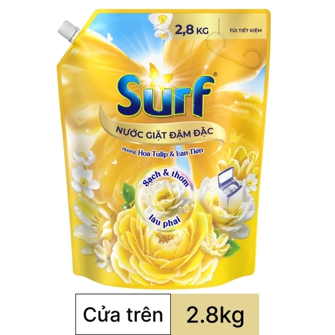 Nước giặt Surf hương hoa tulip & lan tiên túi 2.8kg
