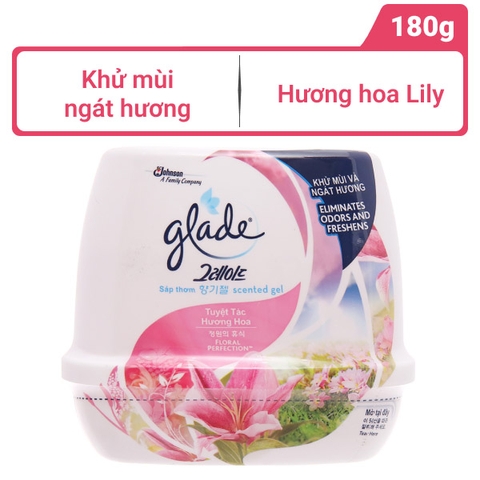 (Quà tặng) Sáp thơm Glade Hương hoa lily 180g