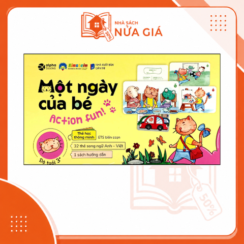 Thẻ học thông minh: Một ngày của bé - Action fun