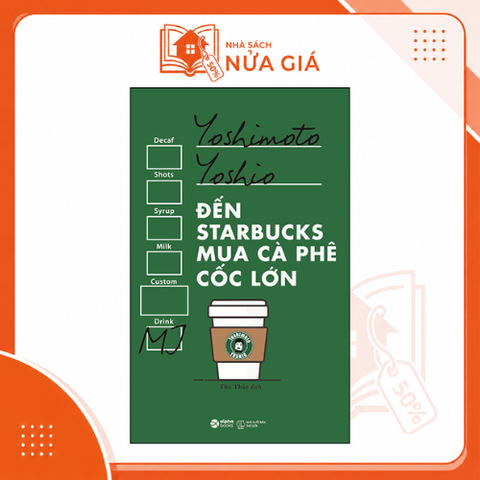 Đến starbucks mua cà phê cốc lớn