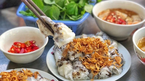 Bánh cuốn nhân thịt