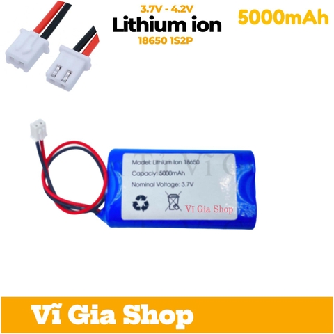 Pin Sạc 1S 5000mAh Có Mạch Bảo Vệ XH 2.54 Giá Tốt