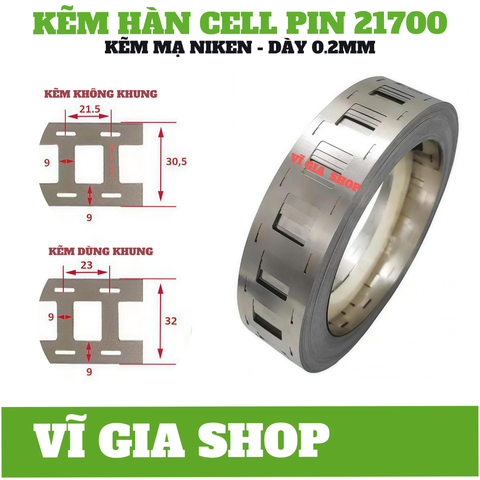 500g Kẽm Hàn Cell Pin 21700 Cao Cấp Dày 0.2mm | Vĩ Gia Shop