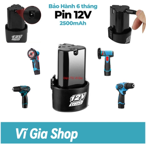 Pin Đóng 12V Tam Giác 2500mAh OEM (Xả 25A) - Vĩ Gia Shop