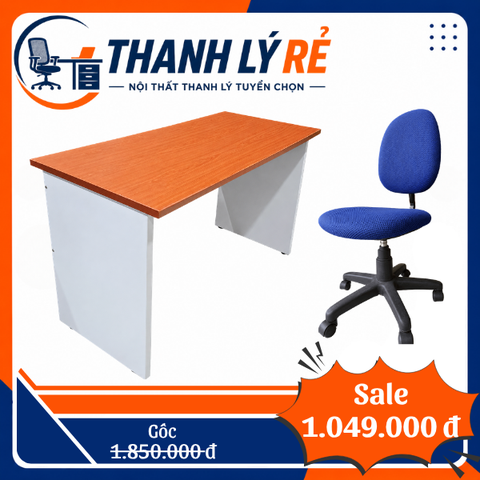Combo bàn ghế làm việc nhỏ gọn COMBO052