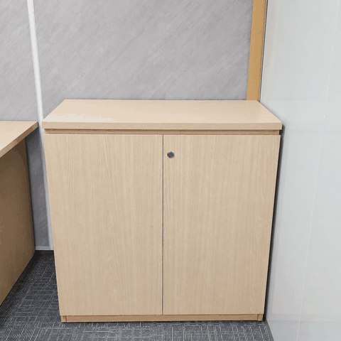 Tủ hồ sơ gỗ thấp 2 cánh mở 800x400x850mm TU097