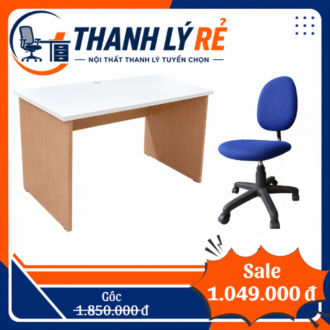 Combo bàn ghế làm việc nhỏ gọn COMBO054