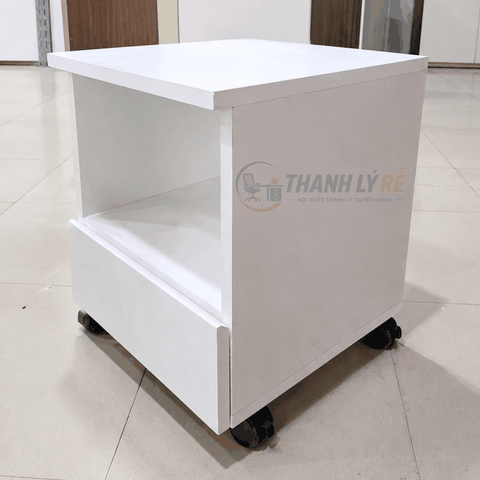 Tủ gỗ nhỏ màu trắng đa năng 400x400x500mm TU073