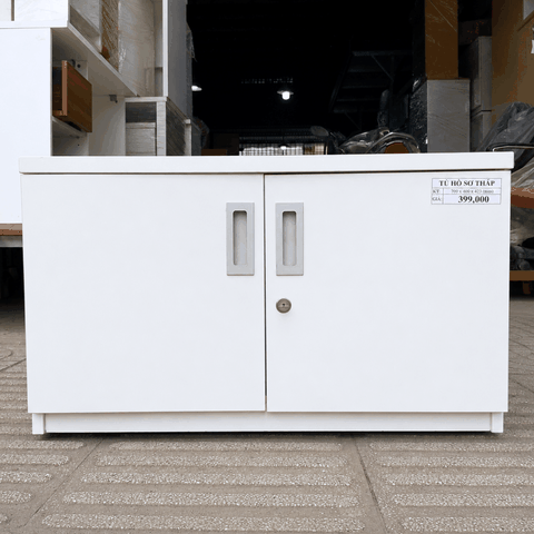 Tủ gỗ màu trắng đa năng 800x400x440mm TU074