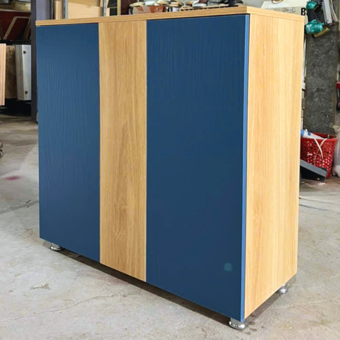 Tủ thấp phối màu hiện đại 850x350x850mm TU067