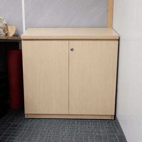 Tủ hồ sơ gỗ thấp 2 cánh mở 800x400x850mm TU097