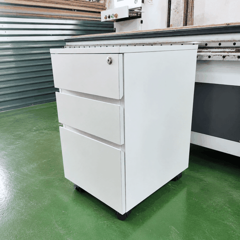 Tủ gỗ 3 ngăn kéo màu trắng 400x500x600mm TU062