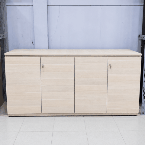 Tủ thấp vân gỗ sáng 4 cánh thanh lý TU015