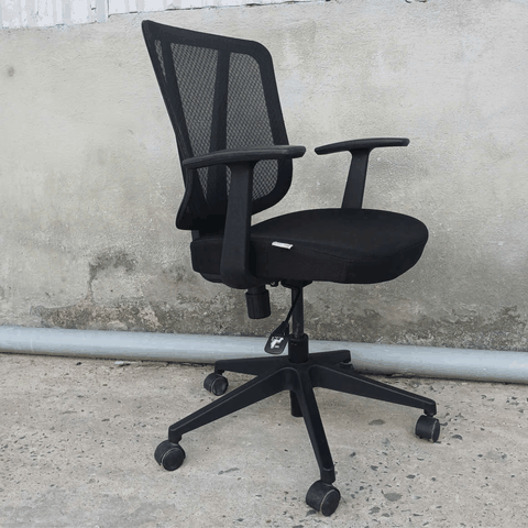 Ghế lưới xoay lưng trung 640x550x960mm GHE069