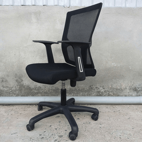 Ghế lưới xoay lưng trung 570x500x990mm GHE070