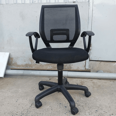 Ghế lưới xoay lưng trung 565x550x960mm GHE071