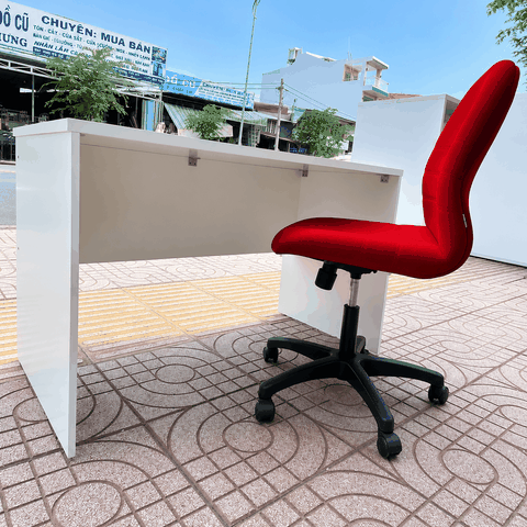 Bàn làm việc màu trắng 1200x600x750mm BAN022