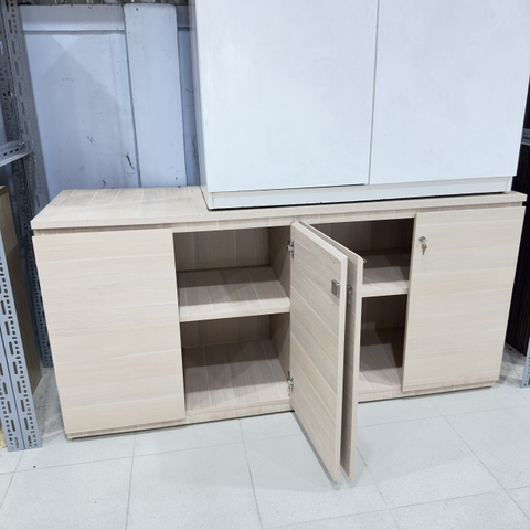 Tủ thấp trắng 1760x500x850mm TU015