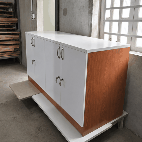 Tủ hồ sơ 4 cánh thấp 1600x600x850mm TU017