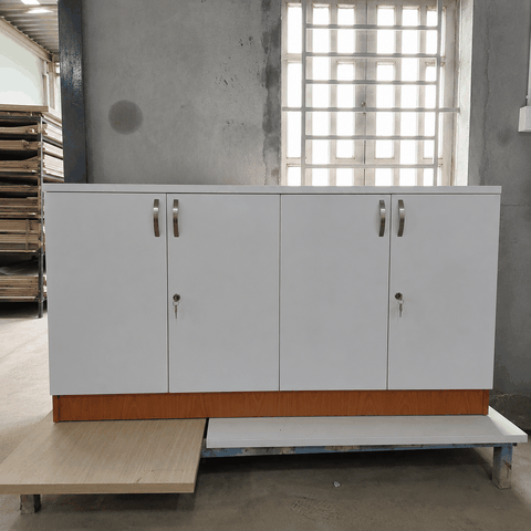 Tủ hồ sơ 4 cánh thấp 1600x600x850mm TU017