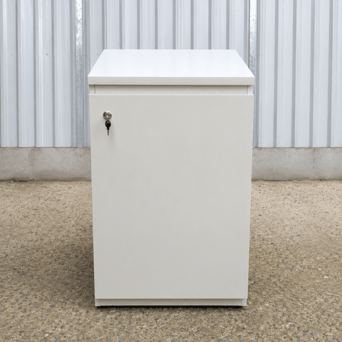 Tủ gỗ 1 cánh đa năng màu trắng 515 × 560 × 850 mm TU098