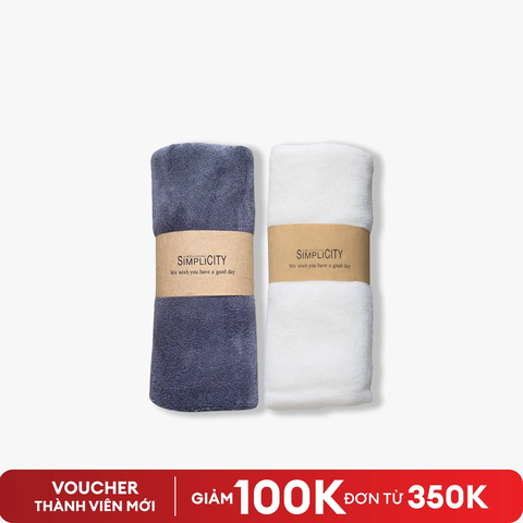 Khăn lau mặt, khăn tắm cao cấp Microfiber 35cm x 75cm