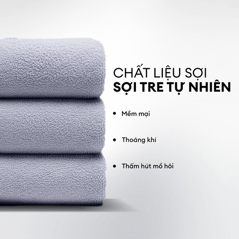 Khăn tắm sợi tre cao cấp 60x120cm Men Stay Simplicity