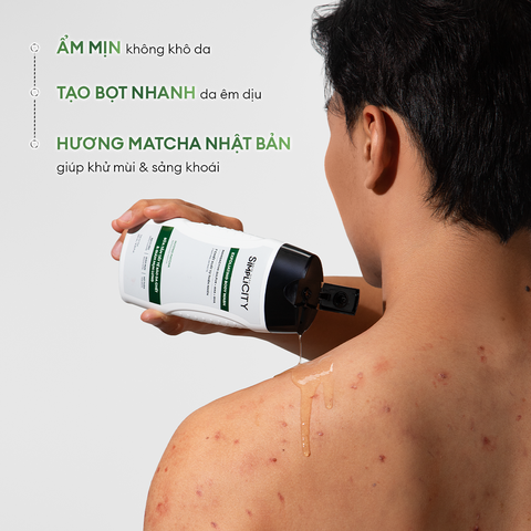 Sữa tắm tẩy tế bào chết & giảm mụn lưng Exfoliating Body Wash 250ml