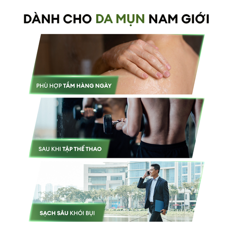 Sữa tắm tẩy tế bào chết & giảm mụn lưng Exfoliating Body Wash 250ml