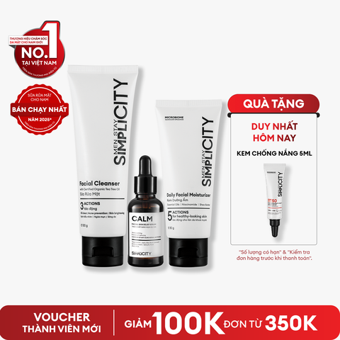 Combo chăm da dầu mụn Acne Trio