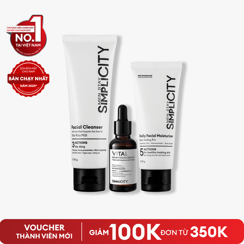 Combo mờ thâm sáng da tiêu chuẩn Brightening Trio