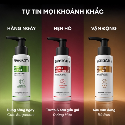 [MỚI] Dung dịch vệ sinh nam Intimate wash giúp làm sạch, khử mùi 80ml