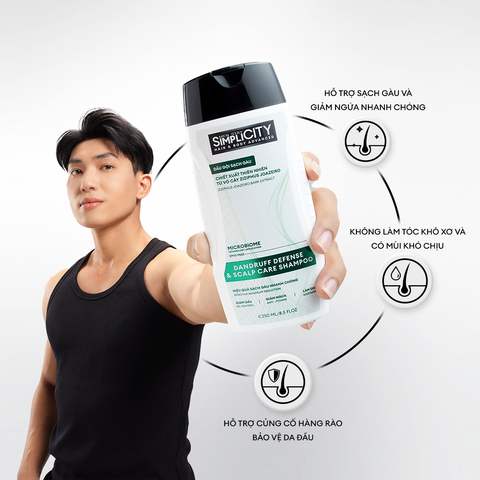 Dầu gội sạch gàu Dandruff Defense & Scalp Care Shampoo 250ml