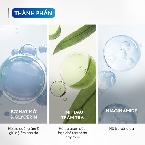 Sữa rửa mặt sạch dầu nhờn & ngừa mụn 100G
