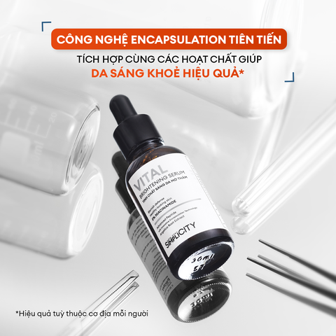 Combo serum Calm & Vital giảm mụn sáng da mờ thâm cho nam BHA + Peptide + 5% Niacinamide 30ml