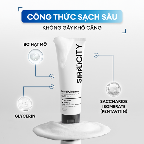 Sữa rửa mặt sạch dầu nhờn & ngừa mụn 100G