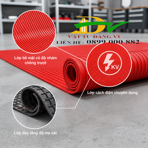 Thảm cách điện 24kv (1mx3m)