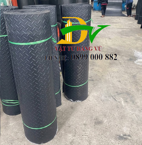 Thảm cao su chống trượt màu đen