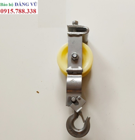 Puly nhựa kéo dây ĐK 120x60mm