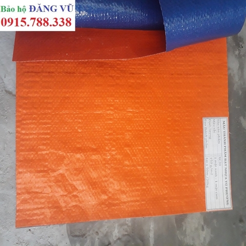 Bạt dứa 2 mặt xanh cam 140g