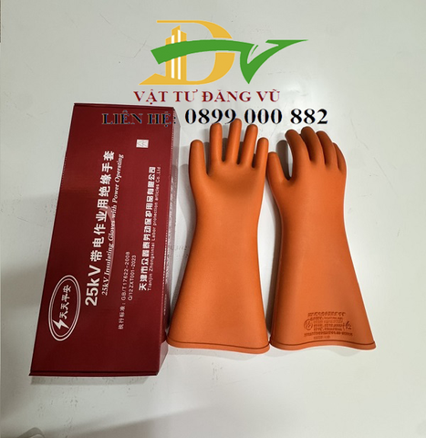Găng tay cách điện 25kv ( Trung Quốc )
