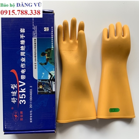 Gắng tay cao su cách điện 35KV Đài Loan